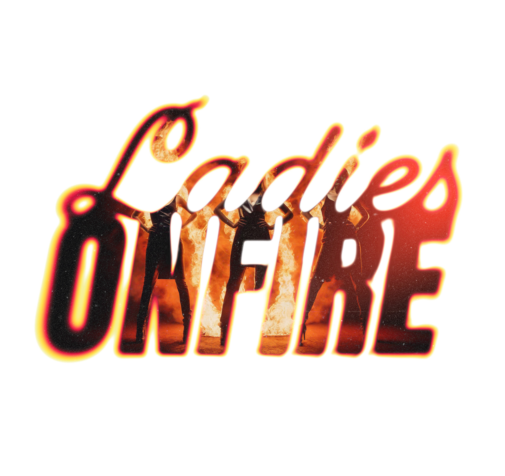 Logo Ladies on Fire met vlammen - Timeless Events