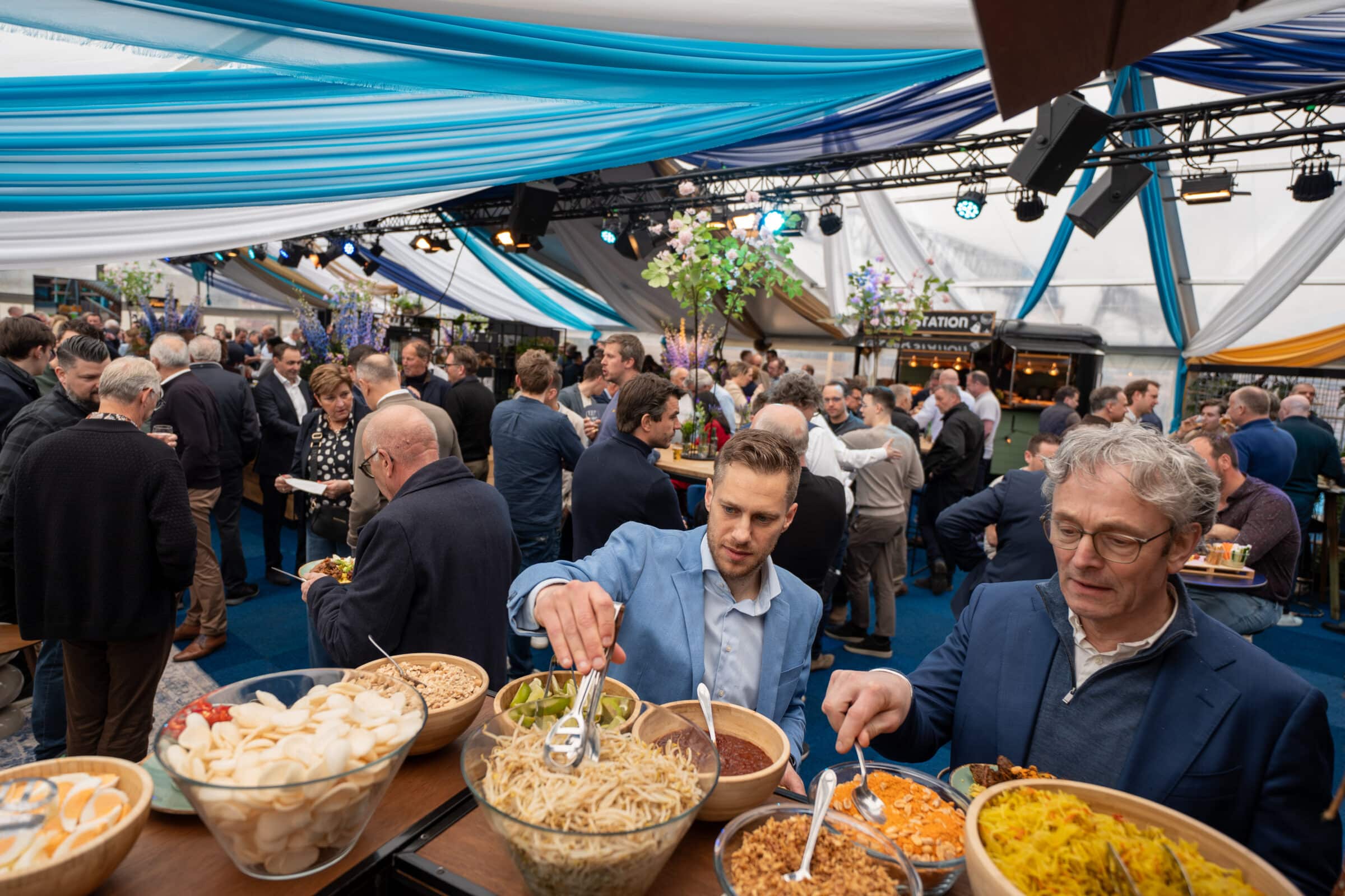 buffet tijdens jubileum goimeer