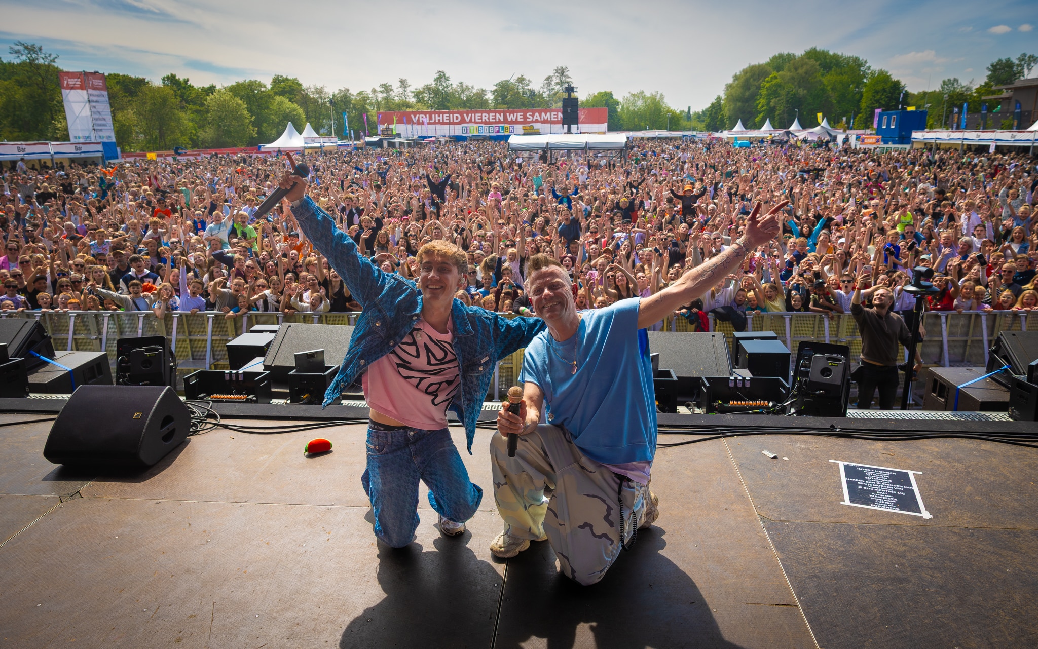 job en billy the kit op bevrijdingsfestival zoetermeer