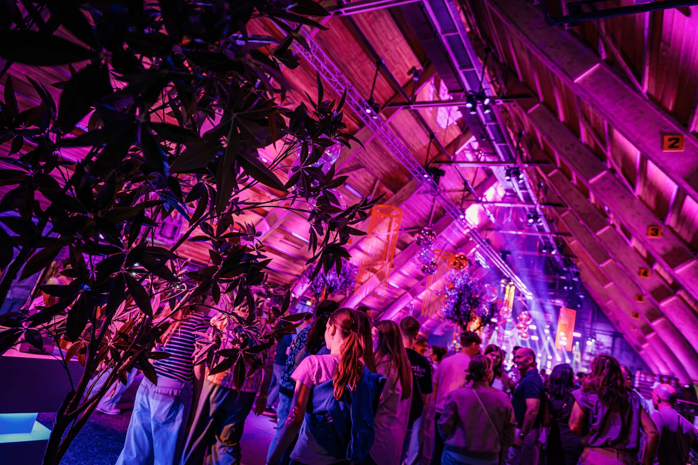 kraamzomer festival zaal van binnen
